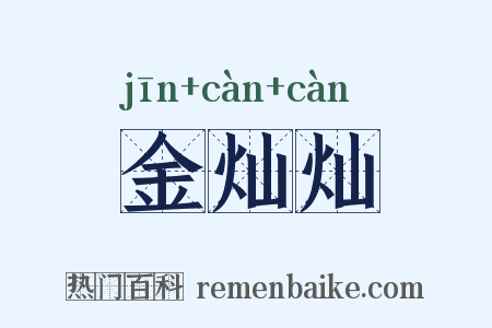 金灿灿是什么意思的图片